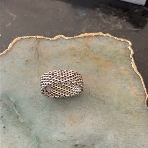 Authentic Tiffany & Co Somerset mesh ring